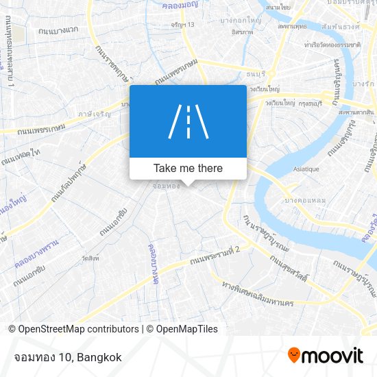 จอมทอง 10 map