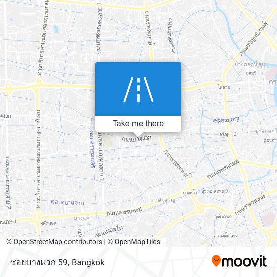 ซอยบางแวก 59 map