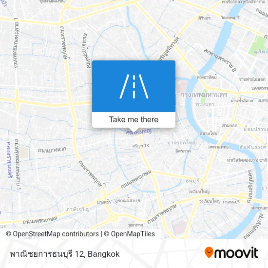 พาณิชยการธนบุรี 12 map