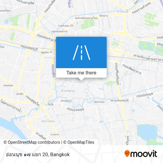 อ่อนนุช ๑๗ แยก 20 map