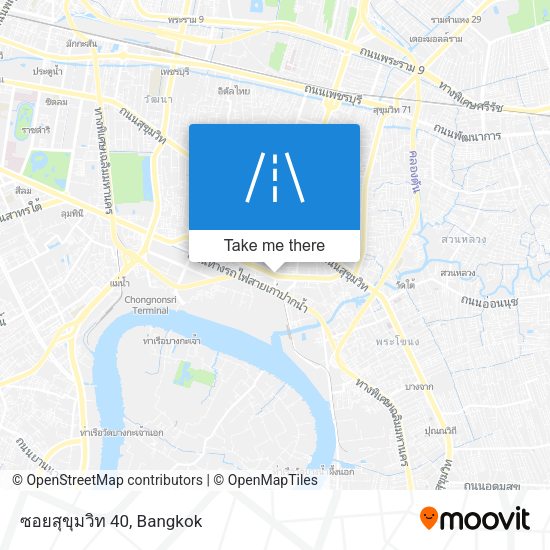 ซอยสุขุมวิท 40 map