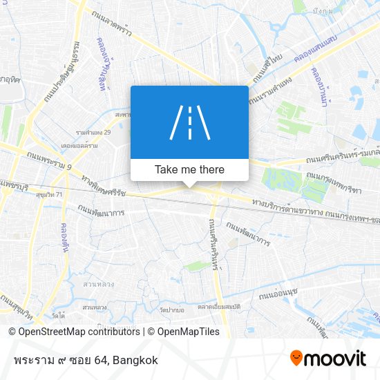 พระราม ๙ ซอย 64 map