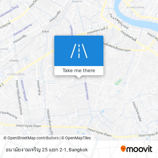 อนามัยงามเจริญ 25 แยก 2-1 map