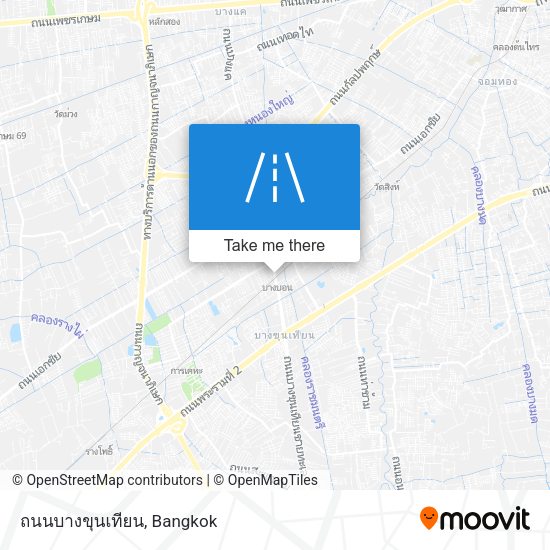 ถนนบางขุนเทียน map