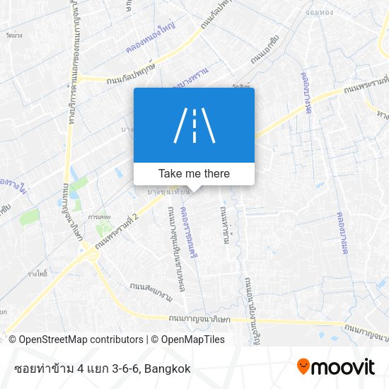 ซอยท่าข้าม 4 แยก 3-6-6 map
