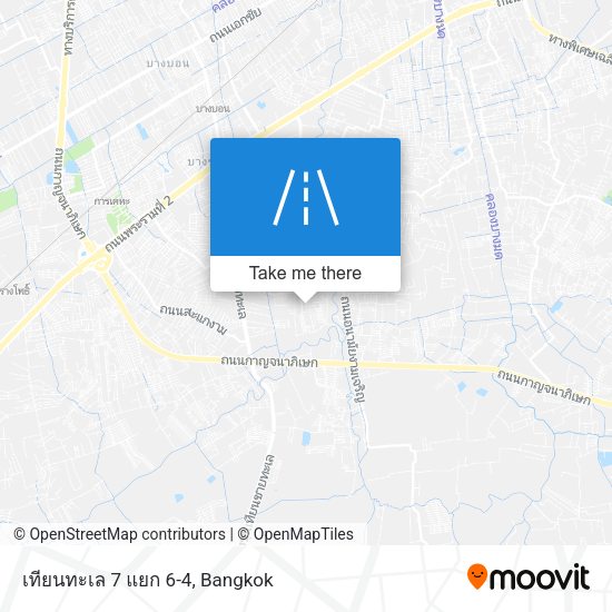 เทียนทะเล 7 แยก 6-4 map
