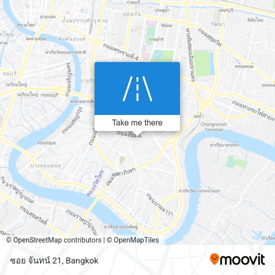ซอย จันทน์ 21 map