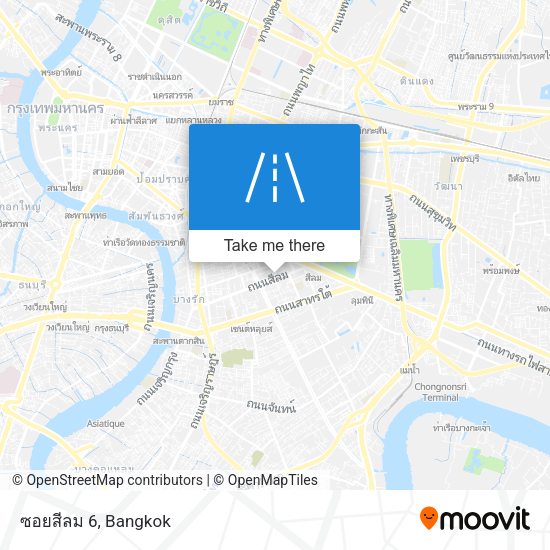 ซอยสีลม 6 map