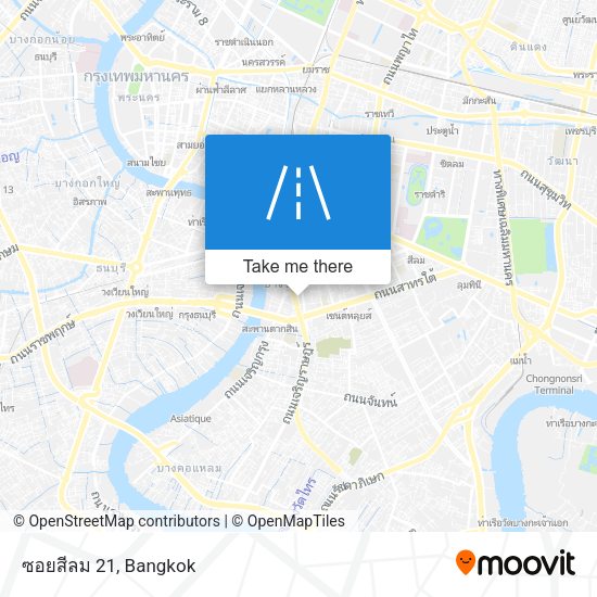 ซอยสีลม 21 map