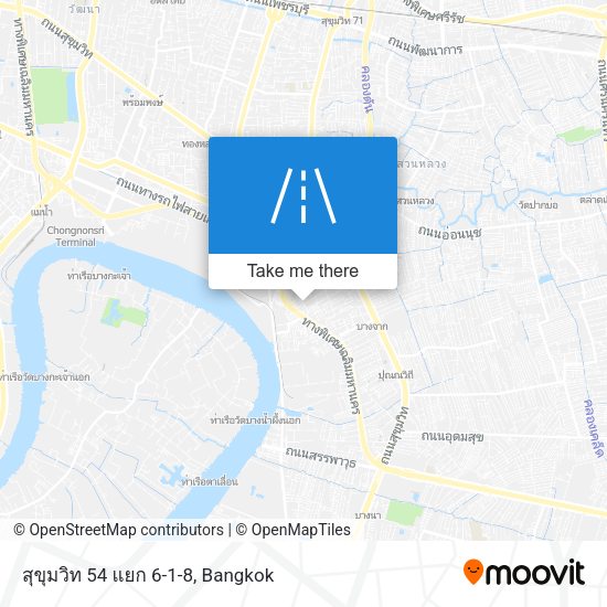 สุขุมวิท 54 แยก 6-1-8 map