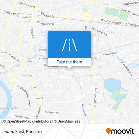 ซอยสุขฤดี map