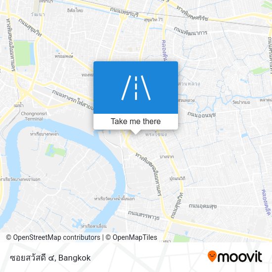 ซอยสวัสดี ๔ map