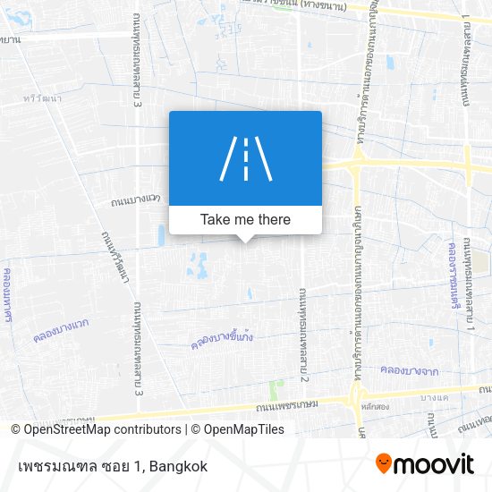 เพชรมณฑล ซอย 1 map