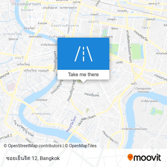 ซอยเย็นจิต 12 map
