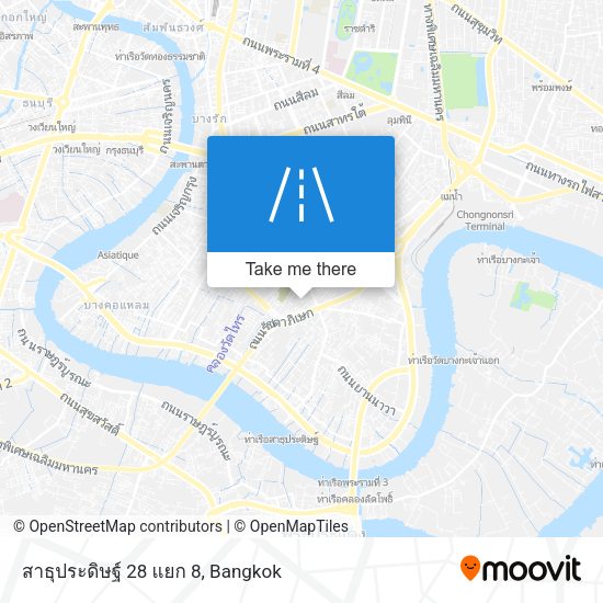 สาธุประดิษฐ์ 28 แยก 8 map