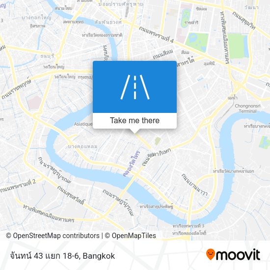 จันทน์ 43 แยก 18-6 map
