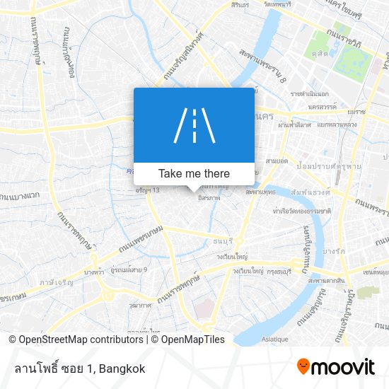 ลานโพธิ์ ซอย 1 map