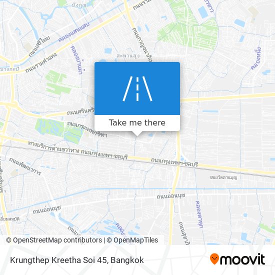 Krungthep Kreetha Soi 45 map