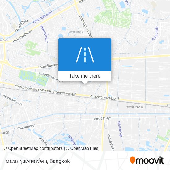 ถนนกรุงเทพกรีฑา map