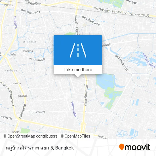 หมู่บ้านมิตรภาพ แยก 5 map