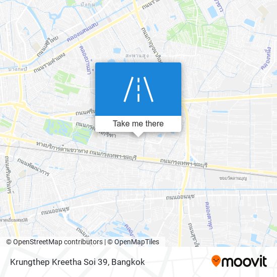 Krungthep Kreetha Soi 39 map