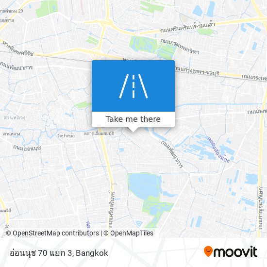 อ่อนนุช 70 แยก 3 map