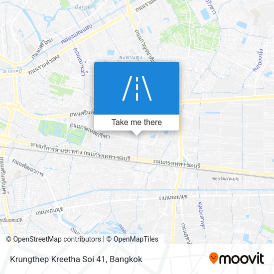 Krungthep Kreetha Soi 41 map