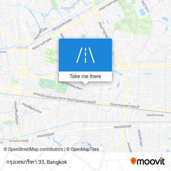 กรุงเทพกรีฑา 33 map