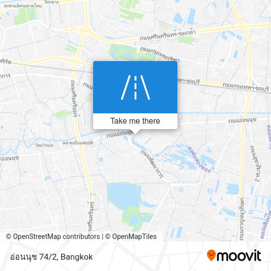 อ่อนนุช 74/2 map