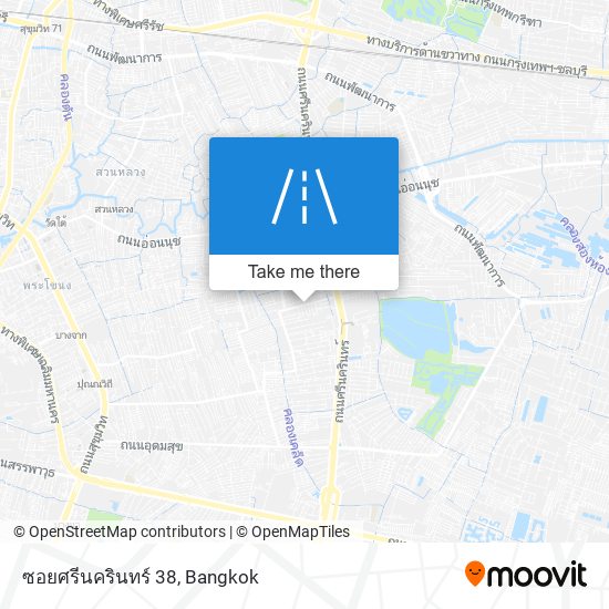 ซอยศรีนครินทร์ 38 map