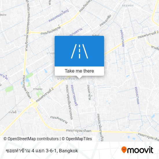 ซอยท่าข้าม 4 แยก 3-6-1 map