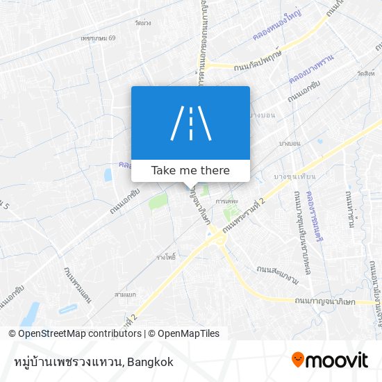 หมู่บ้านเพชรวงแหวน map