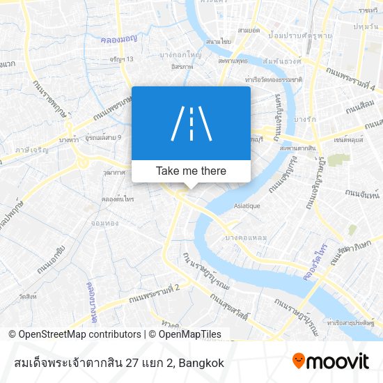 สมเด็จพระเจ้าตากสิน 27 แยก 2 map