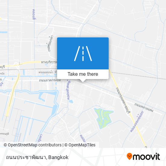 ถนนประชาพัฒนา map