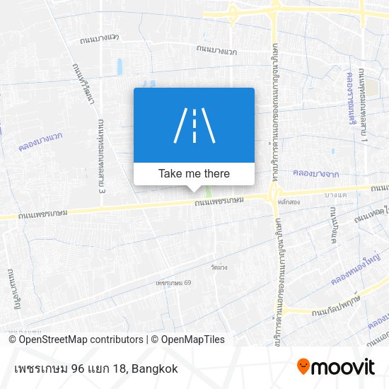 เพชรเกษม 96 แยก 18 map