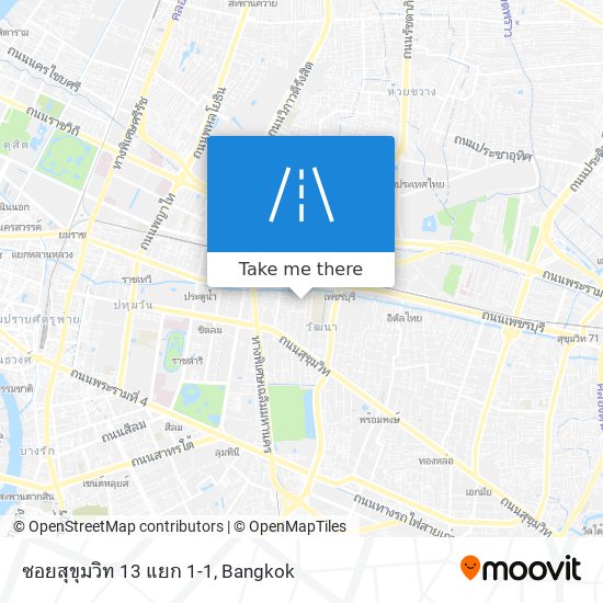 ซอยสุขุมวิท 13 แยก 1-1 map