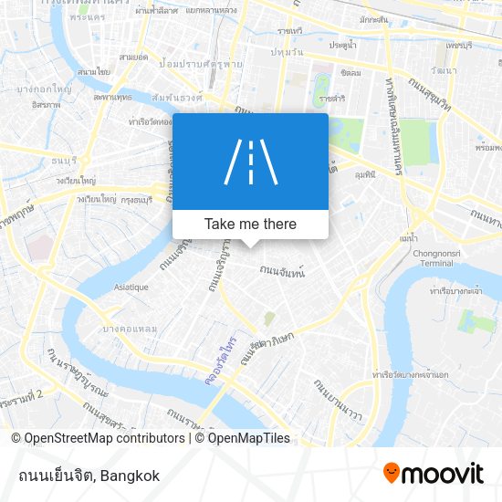 ถนนเย็นจิต map