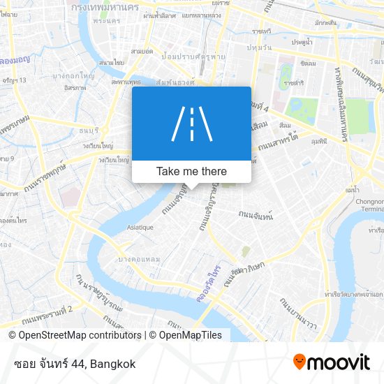 ซอย จันทร์ 44 map