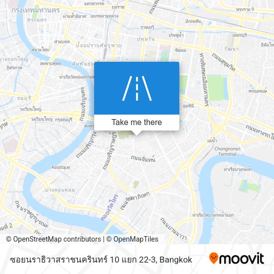 ซอยนราธิวาสราชนครินทร์ 10 แยก 22-3 map