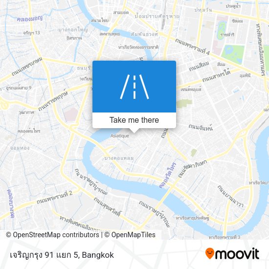 เจริญกรุง 91 แยก 5 map