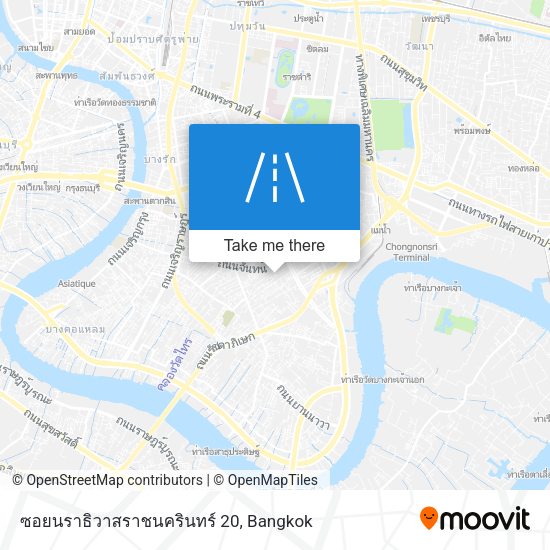 ซอยนราธิวาสราชนครินทร์ 20 map