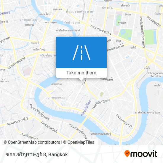ซอยเจริญราษฎร์ 8 map