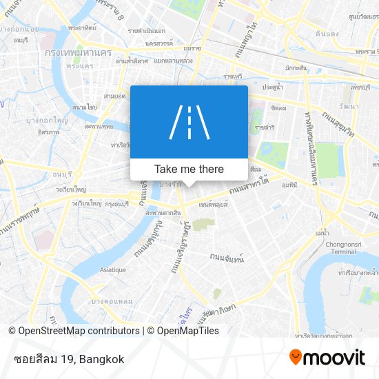 ซอยสีลม 19 map