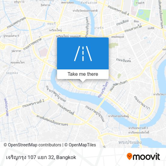 เจริญกรุง 107 แยก 32 map