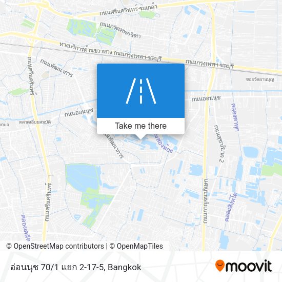 อ่อนนุช 70/1 แยก 2-17-5 map