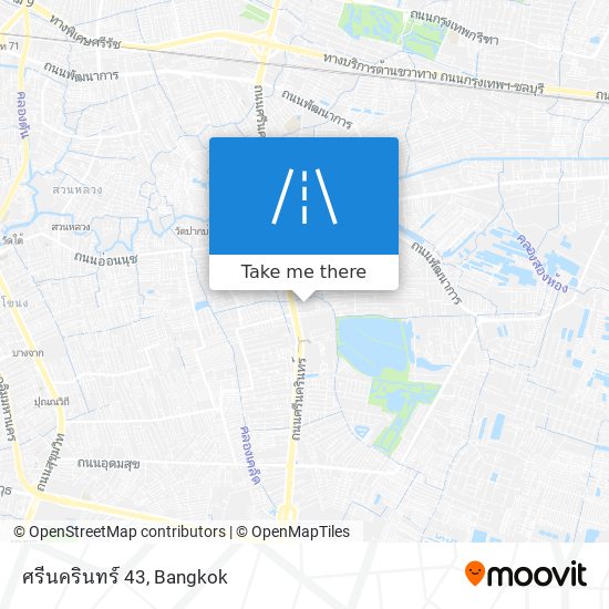 ศรีนครินทร์ 43 map