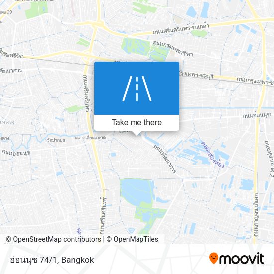 อ่อนนุช 74/1 map
