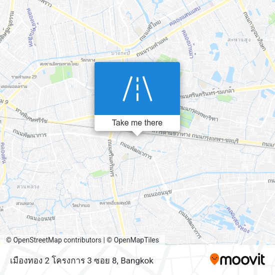 เมืองทอง 2 โครงการ 3 ซอย 8 map
