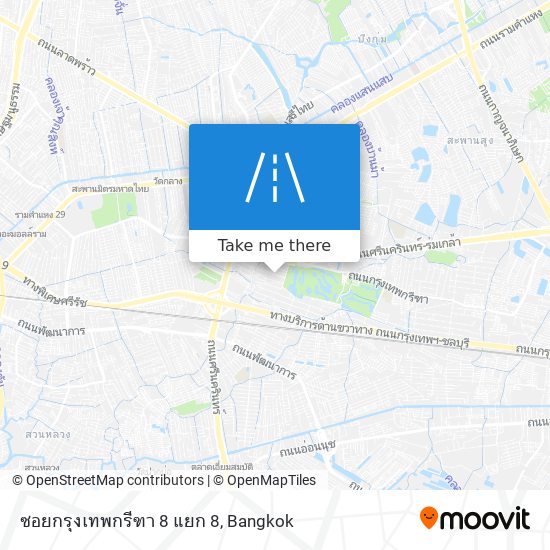 ซอยกรุงเทพกรีฑา 8 แยก 8 map