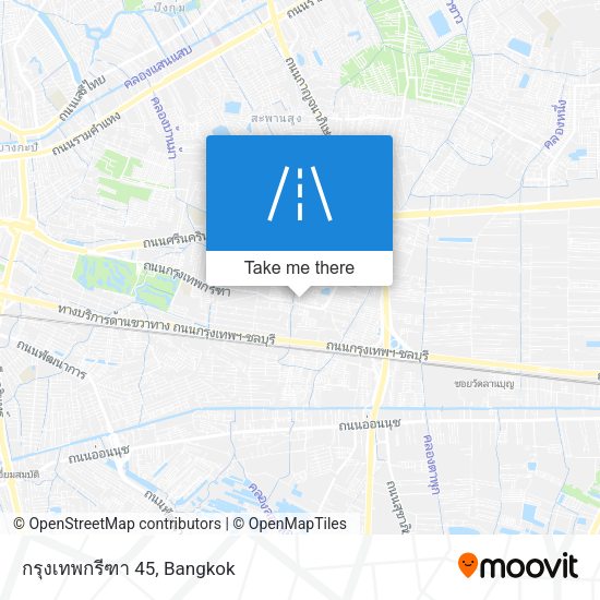 กรุงเทพกรีฑา 45 map
